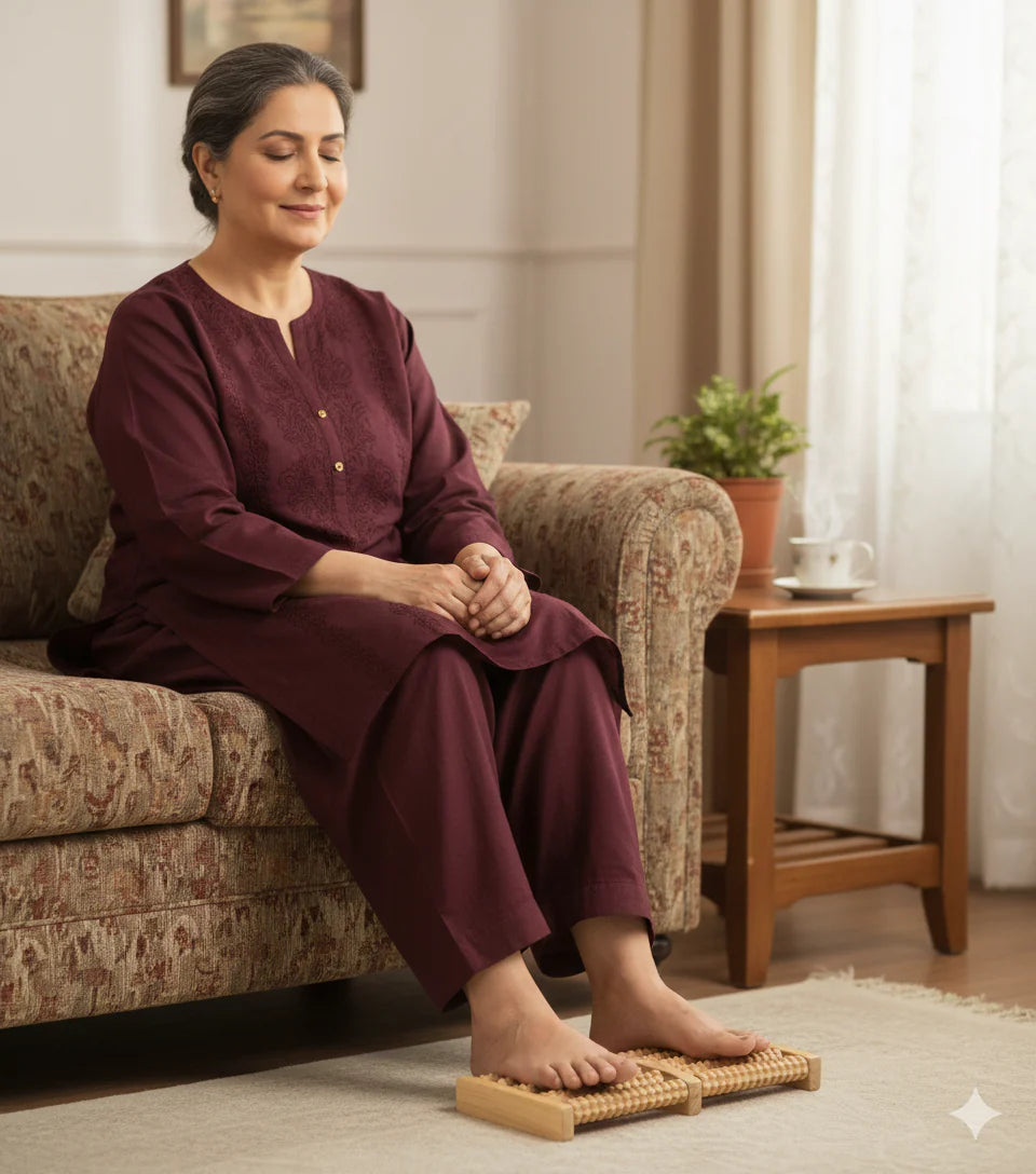Wooden Foot Massager