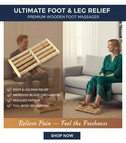 Wooden Foot Massager